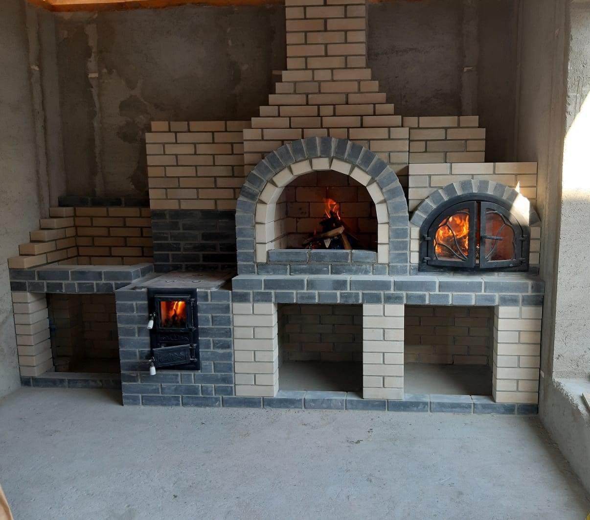 gratar de gradina din caramida